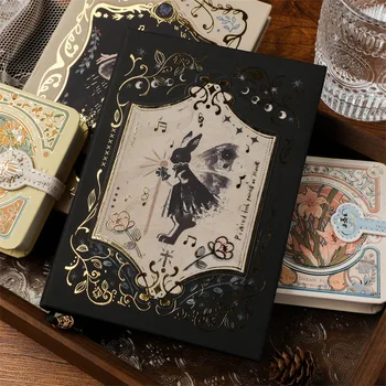 Notebook Retro Gothic Fairy Colorat Interioară Pagină De Jurnal Fluture Elev De La Scoala De Papetărie Planificator De Scris, Rechizite Cadou