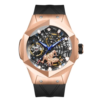 Relogio Masculino HANBORO Moda Mecanice Ceas pentru Barbati Brand de Lux Automată Ceasuri de mana rezistent la apa 50M 2024 Reloj Hombre