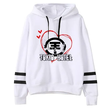 Tokio Hotel hoodies femei streetwear sudoare y2k pulover feminin 90 Tricou cu Gluga