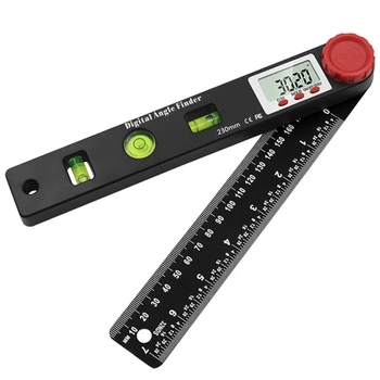  De înaltă Precizie de 4-în-1 Afișaj Digital Unghi Conducător Electronic Universal Nivelul Inclinometer Orizontală Echilibru Conducător Acasă