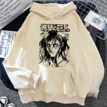 Atac pe Titan Eren hoodies femei sudoare y2k grafic haine de sex feminin anime trage