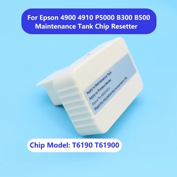 T6190 T61900 Chip De Întreținere A Reseta Rezervor Resetat Cipul 4900 4910 Reset Instrumentul Pentru Epson 4900 P5000 P5080 Printer Rezervor De Cerneală De Resetare