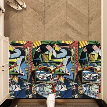 Picasso Arta Abstractă Podea Mat, Mat Etaj Dormitor Decor Balcon Anti-Alunecare Preș Covor Camera De Zi