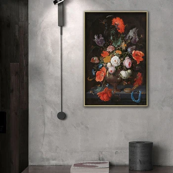 Clasice de flori decor pictura pe perete încă de viață artă panza de imprimare postere pentru camera de zi en-Gros de imagine Arta