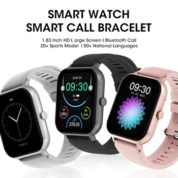2023 Ceas Nou 20+Model Sport 1.83 Inch apelare Bluetooth Smartwatch Bărbați Tensiunii Arteriale IP67 rezistent la apa Sport Inteligent Ceas +Cutie