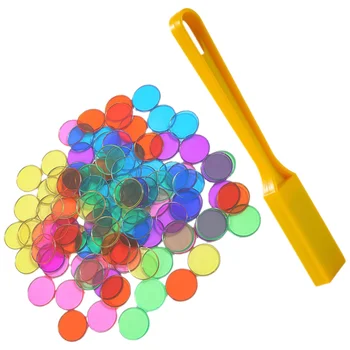 Copii Matematica Tijă Magnetică Didactice Bagheta Magnetica Chips-uri Rotunde de Numărare Jucărie de Culoare Sortare Jucărie Jucărie de Învățământ