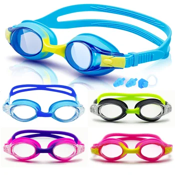 Ochelari de înot Pentru Copii de Tineret de Vârstă 3-14 Ani Anti-ceață 100% Protectie UV Viziune Clară Nici o Scurgere Rapidă Curea Ajustabilă