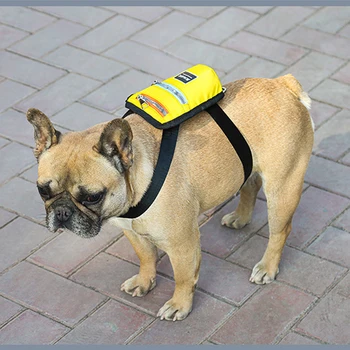 Reglabil de Servicii de Aprovizionare pentru animale de Companie Câine Rucsac Mediu Caini Ham cu Auto-Poartă Geanta pentru Camping, Drumeții Formare de Călătorie de Viteze