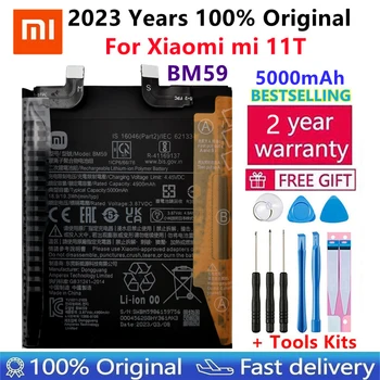 100% Original, Nou, de Înaltă Calitate Baterie de schimb BM59 Pentru Xiaomi mi 11T Reîncărcabilă Telefon 6000mAh Baterii Bateria