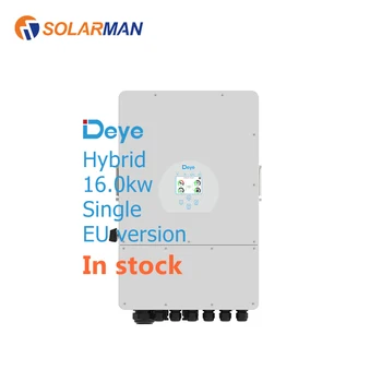 Deye pe grid si off grid inverter SOARE 16KW SG01LP1-UE single standard-faza Deye hibrid invertor solar