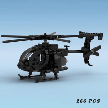 Echipamente militare din Forțele Speciale AH-6 Little Bird MOC Bloc Asambla Modelul de Afișare Jucării Copilului Cadouri de Craciun