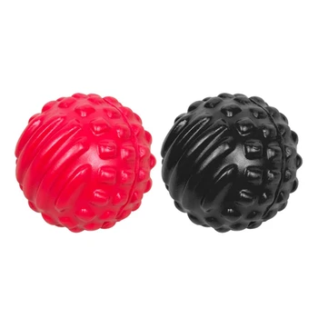 Partea de sus!-2 buc Spuma Pu Spoilerul Mingea Relaxare Musculară de Fitness, Masaj Balonul rezistent la apa - Red & Black