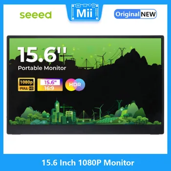 15.6 Inch Monitor de 1080P IPS, HDR, 100%sRGB, Mini HDMI, Tip C, Difuzor, Compatibil pentru Raspberry Pi/Nvidia Jetson/PC/înlocuim planificatorul