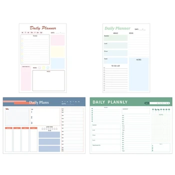 Birou Planificatorul de a Face Lista de zi cu Zi Notepad Rupe Planificator Planificator de zi cu Zi Notă Pad