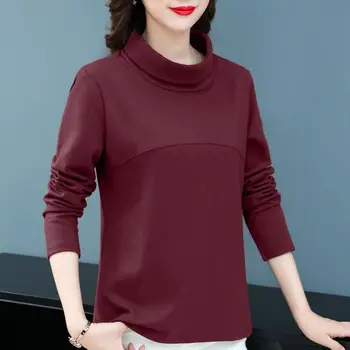 Moda Guler Pierde Toate-meci de T-Shirt Îmbrăcăminte pentru Femei 2023 Toamna Iarna Nou Supradimensionate Casual, Pulovere coreean Tricou