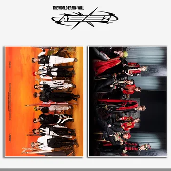 Kpop ATEEZ Poster autoadeziv Imagine LUME EP.FIN VA Poster Photo Wall Art 21*30 cm de Înaltă Calitate Poster Colecție Cadou