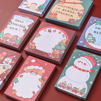 Crăciun Fericit Sticky Note Memo Pad Notă Etichetă Marcaje Notepad Școală De Birou Rechizite Cadouri De Vacanță