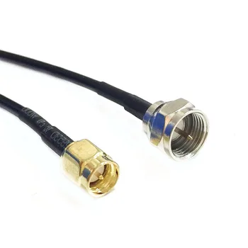 Modem de Cablu de Extensie SMA Male Plug Switch F Plug de sex Masculin RF Pigtail Conector Cablu RG174 20cm 8inch Noi