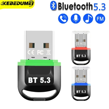 Auto Bluetooth 5.3 Adaptor Transmițător fără Fir Receptor Audio USB Dongle Apel Hands-free Pentru Difuzor Auto Mouse-Tastatura Laptop