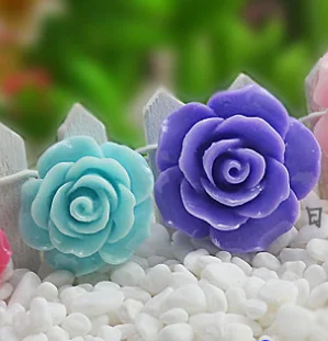 Rășină Flori Floare Trandafir DIY Accesorii Coajă de Telefon Mobil DIY Manichiura Flori Material