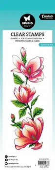 Flori Timbru Clar Magnolia pentru DIY Scrapbooking Album Foto Relief Decorativ Cărți de Hârtie