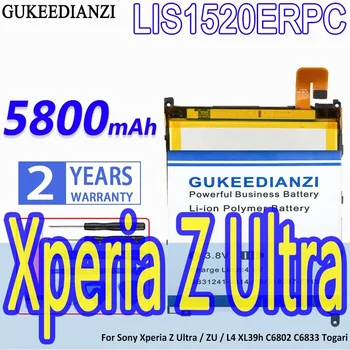 GUKEEDIANZI Baterie LIS1520ERPC 5800mAh Pentru Sony Xperia Z Ultra ZU L4 XL39h C6802 C6833 Togari