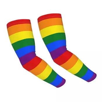 Gay Pride LGBT Steag Curcubeu Brațul Mâneci Cald Bărbați Femei LGBTQ Lesbiene de Soare UV Protectie Tatuaj Acoperi Sport Funcționare