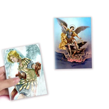 A6 Notebook Notă Carte De Imprimare - Arhanghelul Mihail Războinic Spiritual Religia Bisericii Păzitor Mă Protejeze Înger Amuleta Dragon