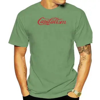 Distruge Capitalismul T - Shirt - Anti Capitalism Tricou de Vara MenS de moda TeeComfortable t shirtCasual Maneci Scurte TEE