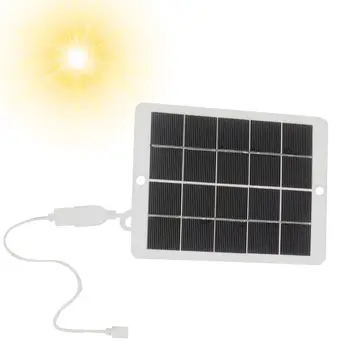 În aer liber 3W 5V Incarcator Solar de Putere Ortable 600mAh Solare Încărcător USB Pentru activitati Turistice de Camping Celulele de Telefon și Alte Dispozitive Electronice