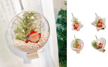 Ornamente de crăciun Completabile DIY Lumini Decorative Strălucire Pom de Crăciun Pandantiv Cristal Auto Hang-On Ornament Ornamente Completabile