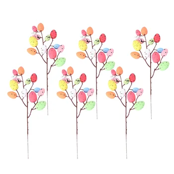 6pcs Ou Crengi de Flori Ponturi de Primăvară tije Florale Aranjament floral Ornament de Primăvară Partid Decor