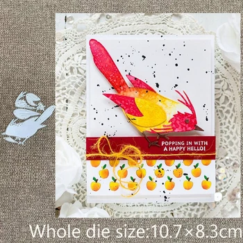XLDesign Ambarcațiuni de Metal stencil mucegai Moare de Tăiere pasăre cu Pene decor album mor reduceri Album Carte de Hârtie Ambarcațiuni Relief