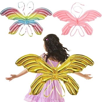 Colorate Aripă De Înger Balon De Folie Fluture Mare, Baloane Pentru Nunta, Petrecere Copil De Dus Decoruri Globos Cadouri Pentru Copii Jucarii
