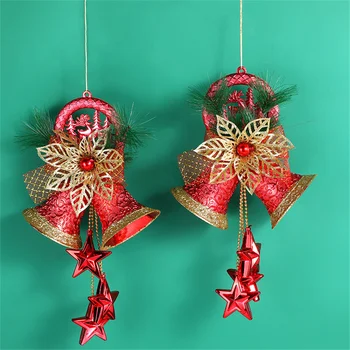 Clopote de crăciun Decorativ Clopote Ambarcațiuni Clopote Jingle Bells Pomul de Craciun Ornament Plastic Jingle Bells pentru Decor de Crăciun