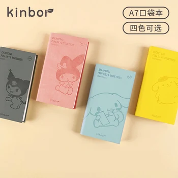 Kinbor Mici Carte De Buzunar A7 Mini Drăguț Desene Animate Agende Și Jurnale De Mână Registrul Portabil Notebook Plan De Eficiență Papetărie