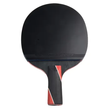 Un Singur Program De Carbon Bat Tenis De Masă Profesionist Racheta De Ping-Pong Cu Zbaturi Fibra De Carbon+Cauciuc Racheta Sport Padele