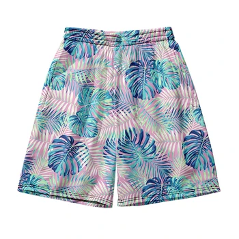 Broasca testoasa susținută bamboo Beach Shorts pentru Bărbați și îmbrăcăminte pentru femei tipar digital 3D casual pantaloni scurți de Moda pereche de Pantaloni