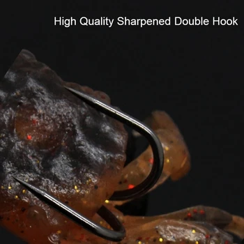 Fals Crab Momeala Simulare 3D Moale Momeli de Pescuit în Marea Capcane cu Momeală pentru Cârlige Ascuțite Pește de apă Sărată Aborda Accesorii