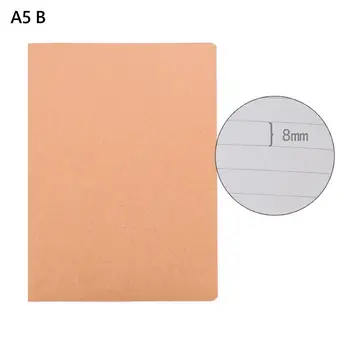 Blank-design Notebook Epocă Kraft Notebook-uri de Hârtie A4/a5/b5 Gros de Cerneală-dovada Pagini Nu Sângereze Hârtie Bej Ideal pentru Studenti