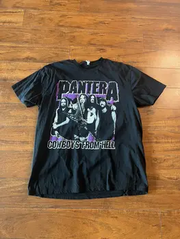 Pantera Tricou Marimea XL Cowboys From Hell Negru Violet Trupa Rock Tour Muzica