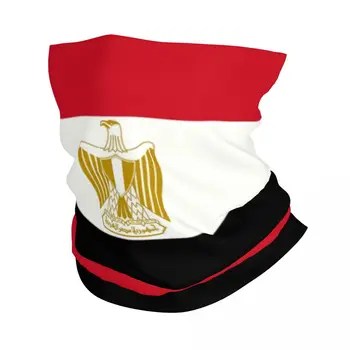 Egipt Flag Neck Gaiter Femei Bărbați UV Fata Scut Iarna Patriotism Batic Eșarfă pentru Drumeții