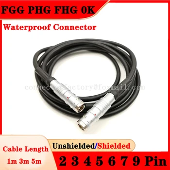 FGG FHG PHG 0K 2 3 4 5 6 7 9P rezistent la apa Cablu Conector Plug de sex Masculin de sex Feminin Socket Sudură de Înaltă Flexibil Trageți Lanțul Cablu Ecranat