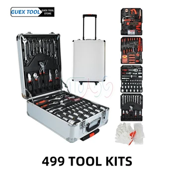 Set profesional Instrumentul de Reparare Auto 499pcs Masina Instrumentul de Reparare Kit Auto Repair Toolbox Combinație Completă Multi-funcția de Instrument de