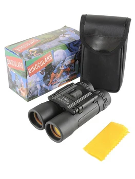 12X30 Mini Binoclu Pasăre Ochelari Binoclu Optic Rosu Film Mini Binoclu Telescop de Vanatoare Optica