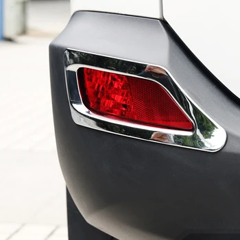 ABS Cromat Pentru Toyota RAV4 2013 2014 2015 accesorii Auto Masina de ceață spate abajur Acoperire Cadru trim Autocolant de Styling Auto 2 buc