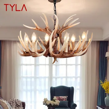 TYLA Candelabru Modern Corpuri de Iluminat Creative LED Corn de cerb Pandantiv Lampă de Tavan pentru Home Decor Sala de Mese
