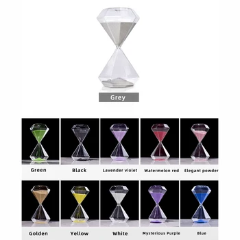 Diamant În Formă De Sticlă Clepsidre La Modă Desktop Decor Cadou Pentru Ziua De Crăciun