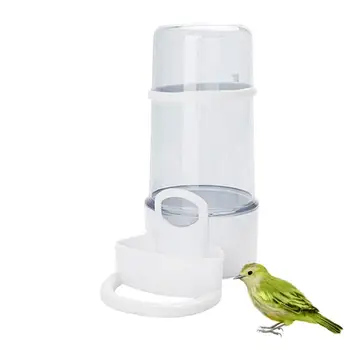Păsările De Apă Alimentator Dozator Automat De Cană De Păsări De Alimentare Cu Apă Dispenser Transparent Cușcă Waterer Pentru Păsări Mici