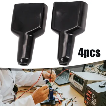 4 BUC Impermeabil 50A Pentru Anderson Conector Praf Cablu Sacou Negru Durabil Și Practic Plug Acoperire de Înaltă Calitate